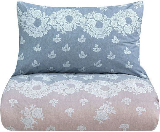 Beauty Home Turtle Art 12187 Set Extra Dublu 230x250cm Gri Bej Beauty Home Turtle Art 12187 Set Extra Dublu 230x250cm Gri Bej