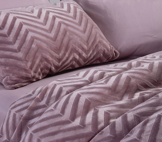 Nef-Nef Homeware Duvet Cover Set Single with Pillowcase 160x220 Carmen Rose (036422)