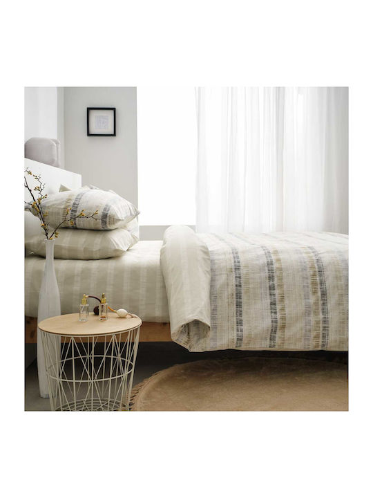 Vesta Home Duvet Cover Set Cotton Double with 2 Pillowcases 200x240 Irene 02