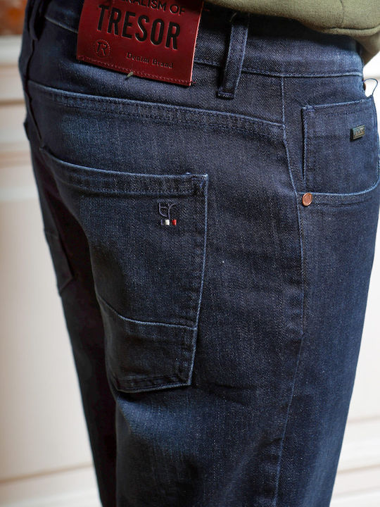 Herren Jeanshose mit Entspannter Anwendung Blau