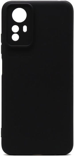 iNOS L-cover Back Cover Σιλικόνης Μαύρο (Redmi Note 12S)