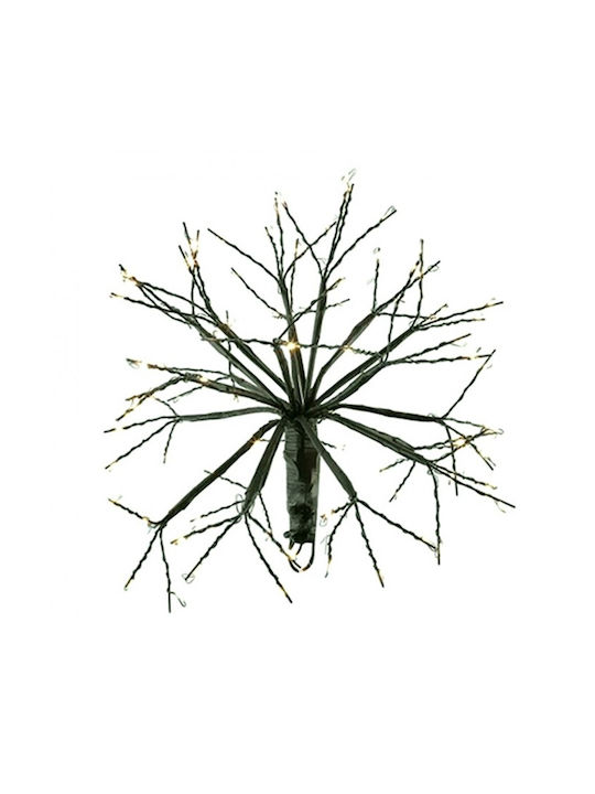 Atmosphera Plastic Illuminated Christmas Decorative Pendant Star 30x30cm White