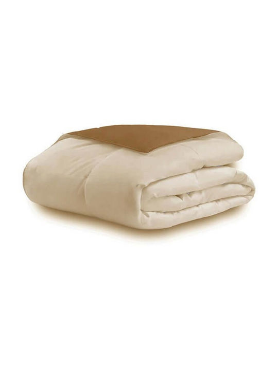 Sunshine Duvet Queen with Microfiber Filling 220x240cm Micro Beige