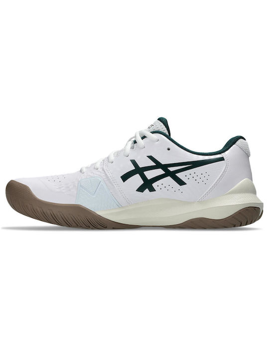 Asics Gel-Challenger 14 Men's Tennis Shoe All Court White Green 1041a405-104