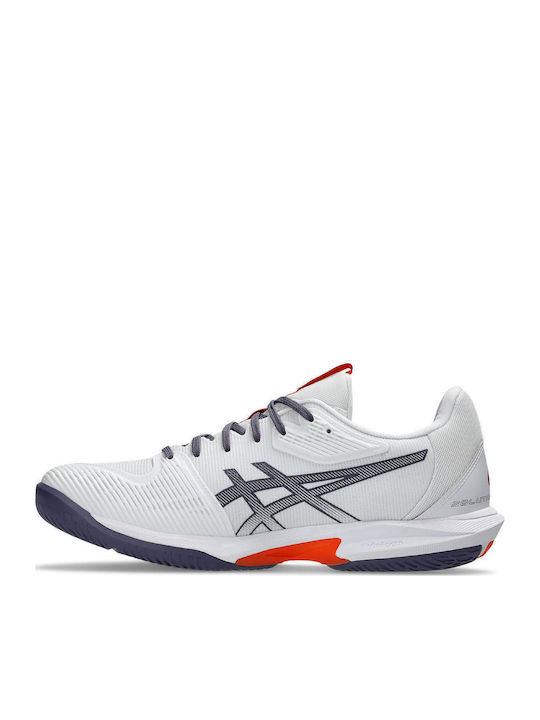 Asics Solution Speed Ff 3 Men's Tennis Shoe All Court Wht Org 1041a438-103