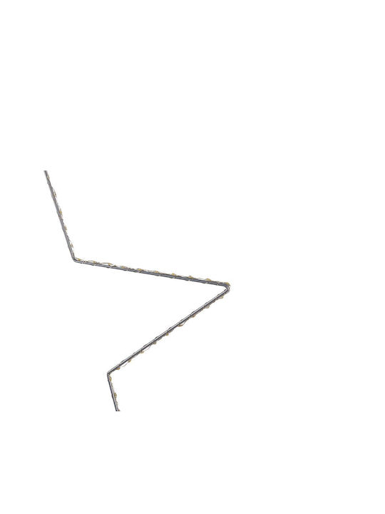 Beliani Lumarko Set 3 Silver Led Star Hanging Decorations Kunnari