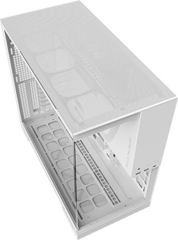 Geometric Future Model 5 Gaming Midi Tower Computer Case with Side Window White