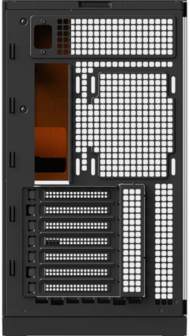 Geometric Future Model 5 Gaming Midi Tower Computer Case with Side Window Yellow