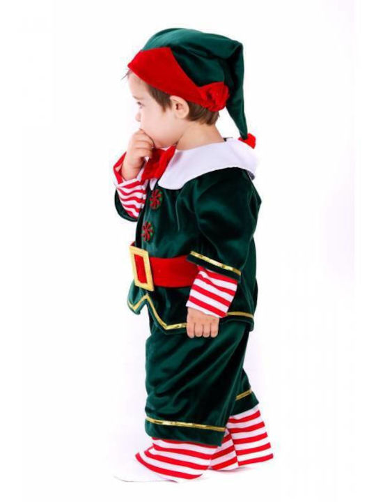 Kids Christmas Costume Elf Elf Green