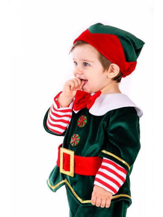 Kids Christmas Costume Elf Elf Green