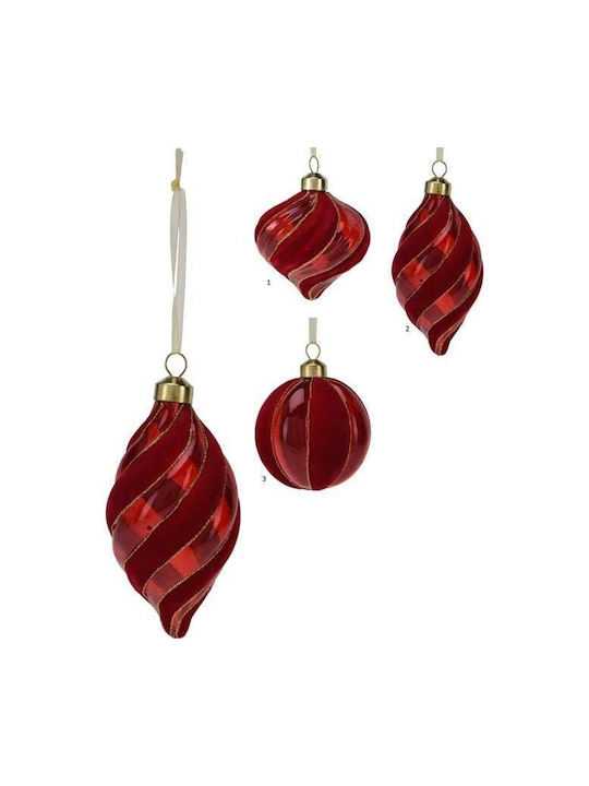 Hanging Ball Ornament Glass Set 12pcs