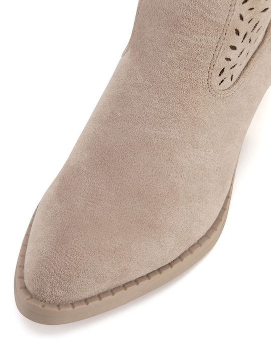 Women's Cowboy Boots Beige