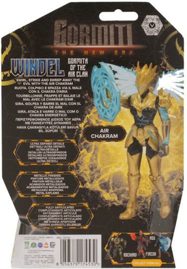 Action Figure The New Era Scion Gormiti Windel for 5+ years Years 15cm.