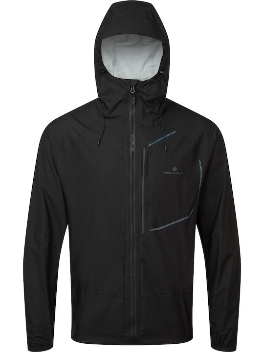 Sportjacke Wasserdicht und Winddicht Black, Blue