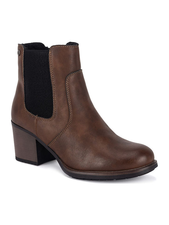 Stiefeletten Damen Braun