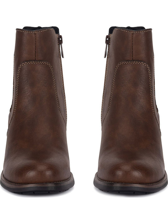 Stiefeletten Damen Braun