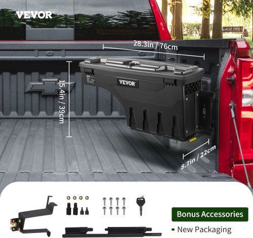Vevor Car Bed Toolbox for Ford Sierra for Chevrolet Silverado