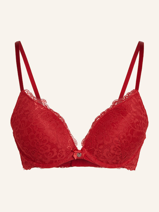 Marine Plunge Plunge Bra with Light Padding Underwire Marine Chili Pepper