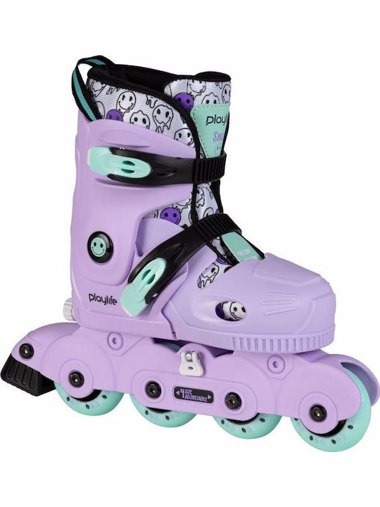 Powerslide Smile Inline Αυξομειούμενα Rollers Μωβ Παιδικά