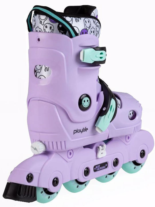 Powerslide Smile Inline Αυξομειούμενα Rollers Μωβ Παιδικά