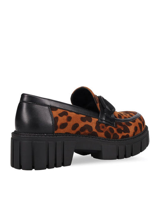 Women's Loafers in Brown Color