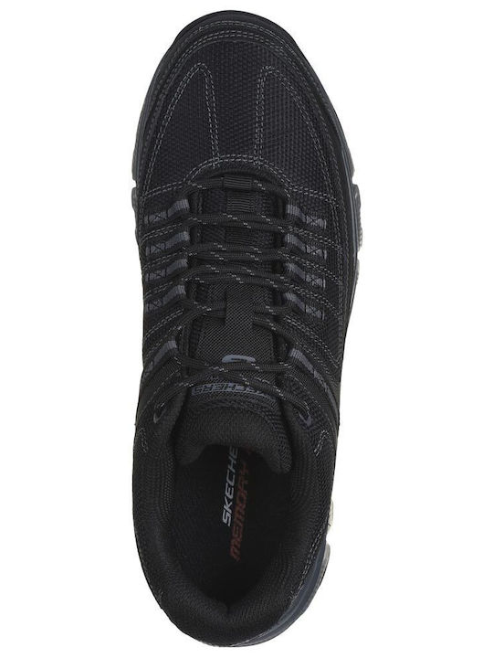 Skechers Ανδρικά Ορειβατικά Παπούτσια Μαύρα
