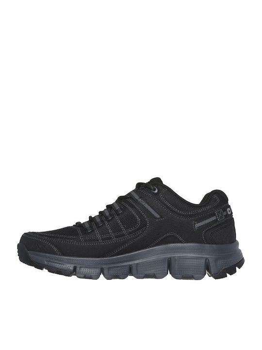 Skechers Ανδρικά Ορειβατικά Παπούτσια Μαύρα