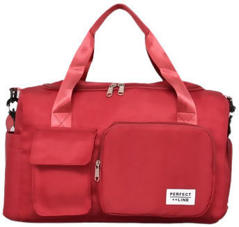 Geantă de voiaj Gri Textil L40xW20xH25cm