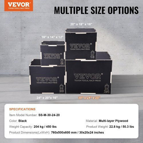 Vevor Plyometric Wooden Box