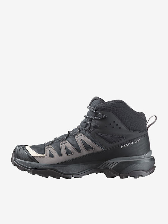 Salomon X Ultra 360 Mid Women's Hiking Boots Waterproof With Gore-Tex Membrane Black