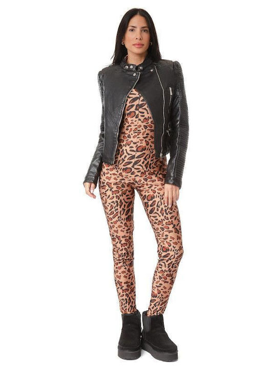 Women's One-piece Suit Animal Print