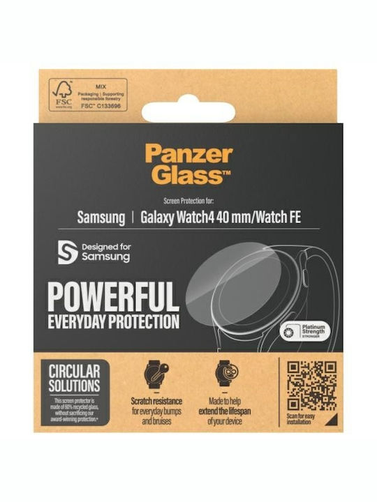 PanzerGlass Tempered Glass for the Galaxy Watch 4 40mm 1pcs 3728