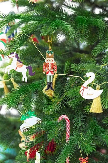 PartyDeco Weihnachtliche Dekoration 12cm
