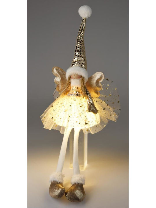 Next Illuminated Christmas Plastic Figure Cherub Gold Height 60cm