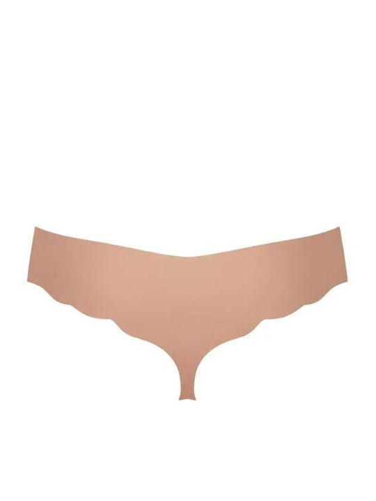 Femeie Slip fără cusături Beige