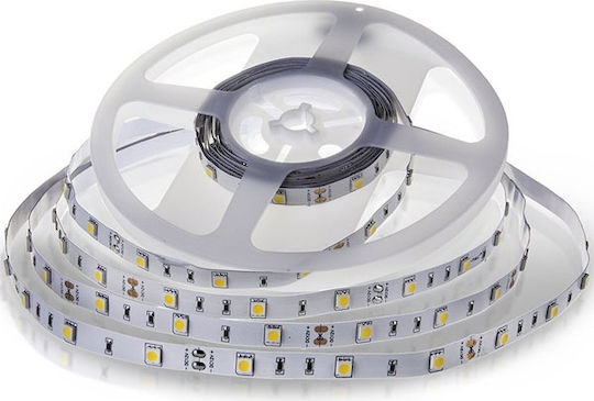 V-TAC LED Strip 12V Warm White Light 5m Type SMD5050