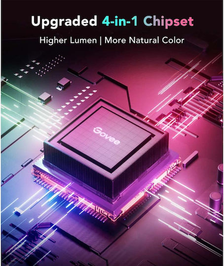 Govee Smart Ταινία LED Wi-Fi 24V RGB Φως 1m