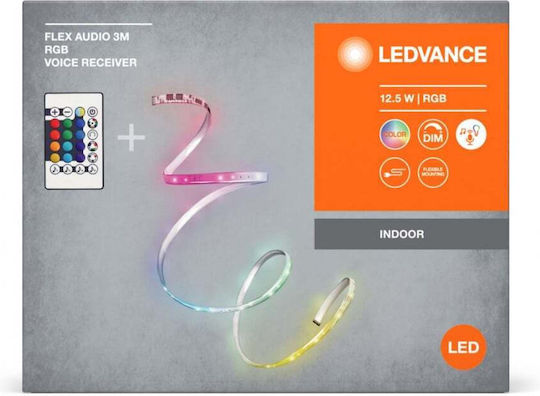 Ledvance Bandă LED 220V RGB Lumină 3m cu Telecomandă