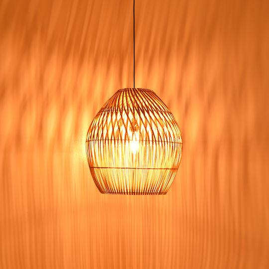 Pakketo Irden Κρεμαστό Φωτιστικό Πορτοκαλί 50x50x40εκ. Pakketo Irden Κρεμαστό Φωτιστικό Πορτοκαλί 50x50x40εκ.