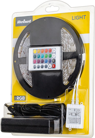 Rebel Ταινία LED Τηλεόρασης 12V RGB Φως 1m με Τροφοδοτικό