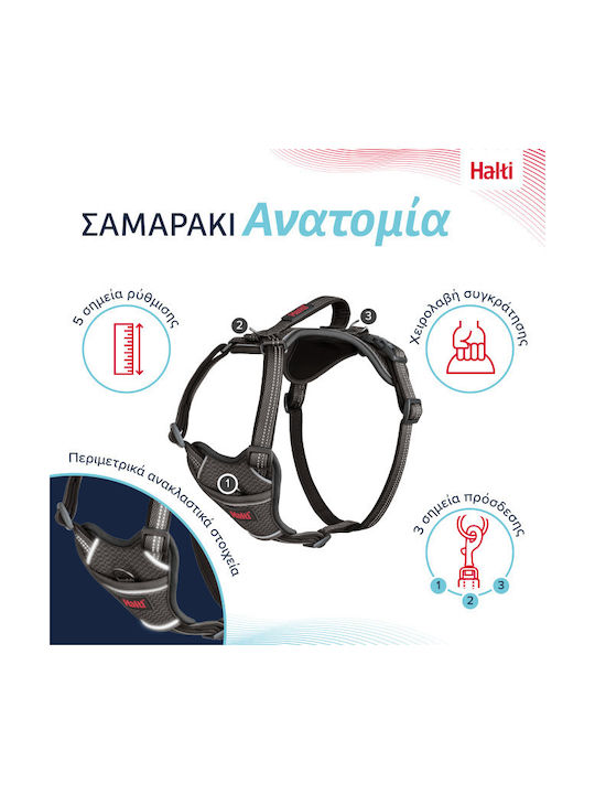 Halti Σαμαράκι Σκύλου Harness Μωβ X-Large 47114A