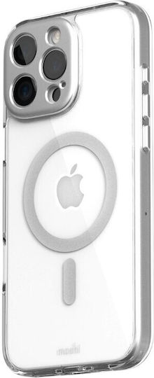 Moshi Brieftasche Silikon Silber (iPhone 17 Pro Max / iPhone 17 Pro / iPhone 16 Pro Max)