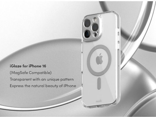 Moshi Brieftasche Silikon Silber (iPhone 17 Pro Max / iPhone 17 Pro / iPhone 16 Pro Max)
