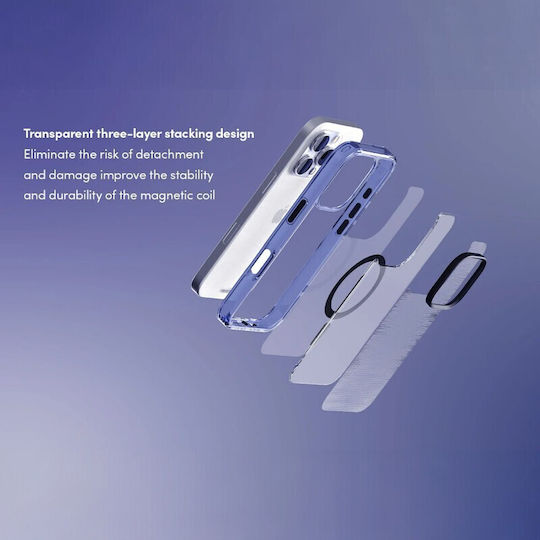 Moshi Wallet Σιλικόνης Μπλε (iPhone 16 Pro)