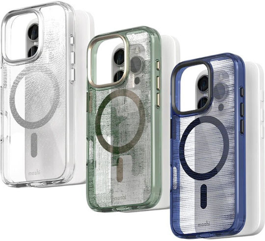 Moshi Brieftasche Silikon Weiß (iPhone 17 Pro Max / iPhone 17 Pro / iPhone 16 Pro Max)