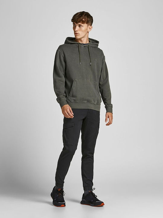 Marco Trousers Cargo Elastic in Slim Fit Black