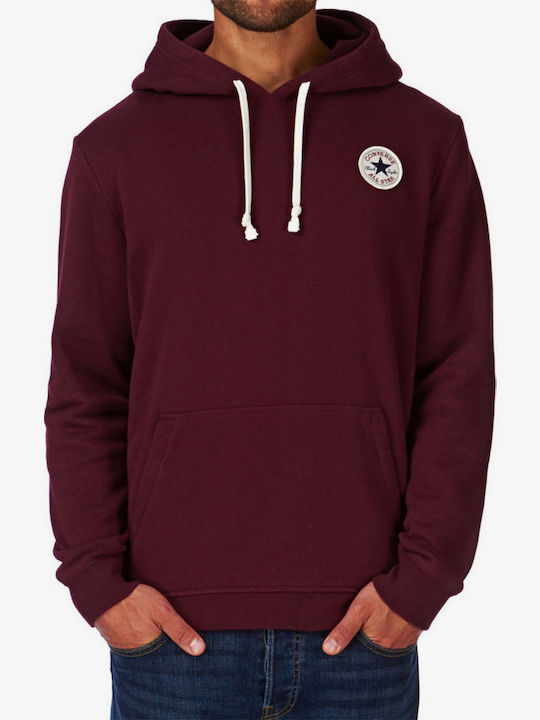 Converse Hoodie Core Popover Red with Hood