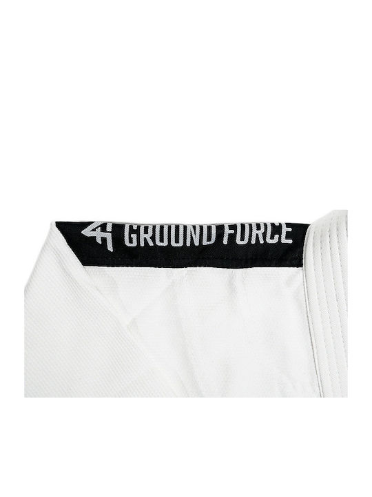 Ground Force Παιδική Ζακέτα Brazilian Jiu Jitsu Λευκή