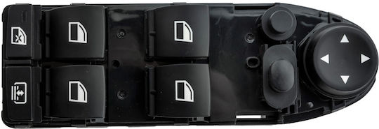 NTY Fensterheberschalter Auto für BMW Serie 5 Schwarz