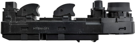 NTY Fensterheberschalter Auto für BMW Serie 5 Schwarz